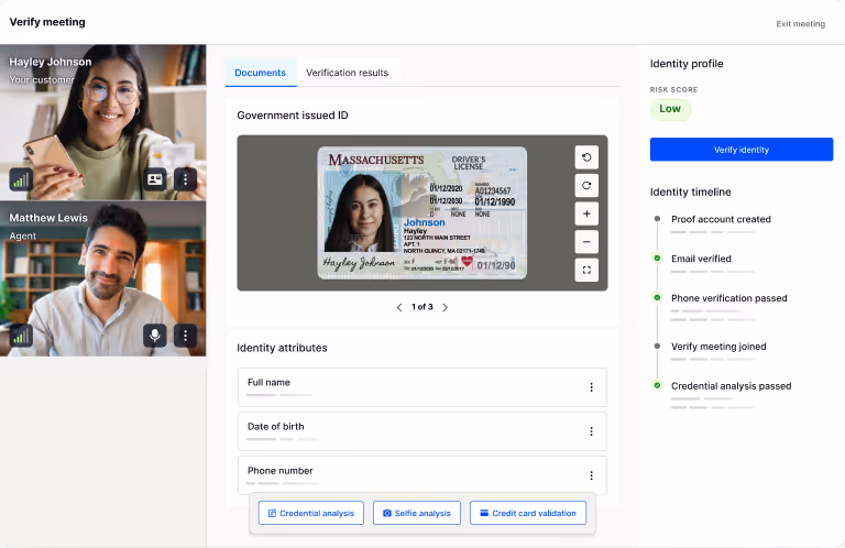 screen recording of working in notarize network.